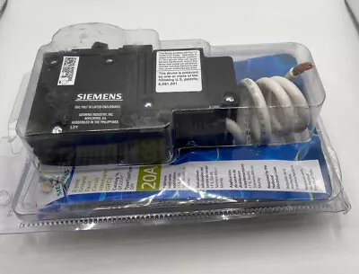 Buy Siemens QPF 20-amp 2-Pole Gfci Circuit Breaker Open Box • 65$