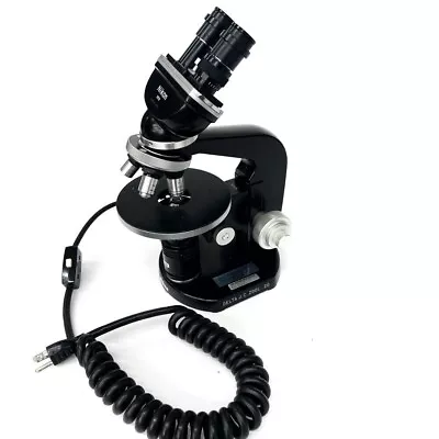 Buy Nikon Compound Binocular Microscope With Illuminating Lamp Attachment Made Japan • 159.97$