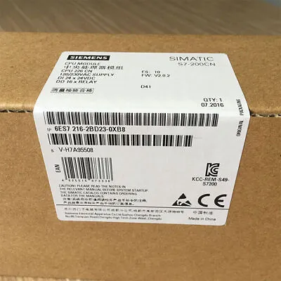 Buy One Siemens 6ES7 216-2BD23-0XB0 6ES72162BD230XB0 PLC New In Box Fast Shipping • 400.50$