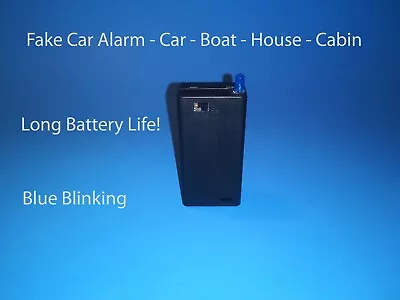 Buy FAKE ALARM LED LIGHT- BLUE BLINKING AA CAR BOAT HOUSE CABIN LONG BATTERY LIFE 9v • 19.95$