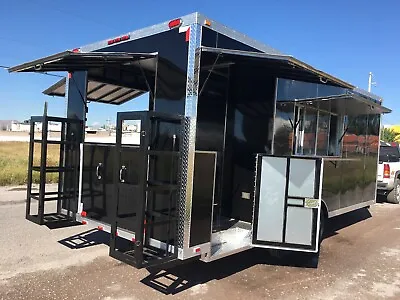 Buy 20' X 8.5'  SMOKER DECK CONCESSION FOOD RESTAURANT CATERING FOOD TRAILER • 28,950$