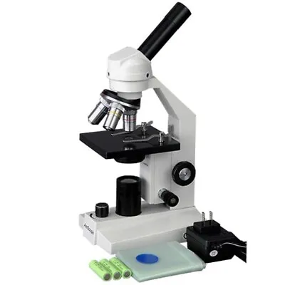 Buy Amscope 40X-800X Monocular LED Student Compound Microscope • 100.43$