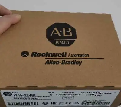 Buy New Allen Bradley 1769-OF4CI CompactLogix 4 Pt A/O Current Module • 557.99$