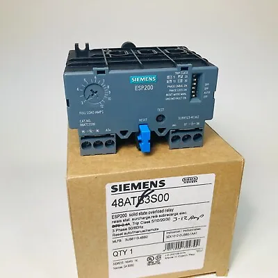 Buy New Siemens 48ATC3S00 ESP200 Overload Relay • 89$