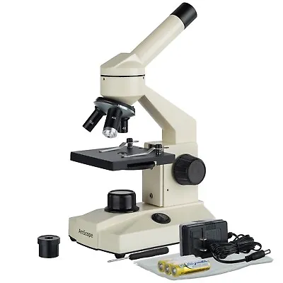 Buy AmScope M100C 40X-1000X Student Monocular Biological Compound Microscope • 76.99$