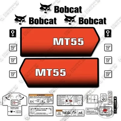 Buy Fits Bobcat MT55 Mini Skid Steer Decal Kit (Exterior) - 7 YEAR OUTDOOR 3M VINYL! • 124.95$