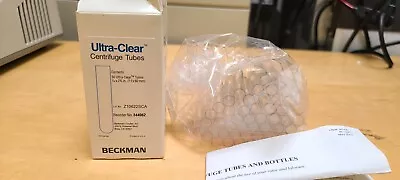 Buy Beckman Ultra-Clear Centrifuge Tube 11x60 Mm, Cat #344062; Box Of Almost 40 • 49.99$