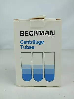 Buy Beckman 344075 Centrifuge Tubes Quick-Seal, 50 Tubes, 1/2 X 2 Inch • 39.95$