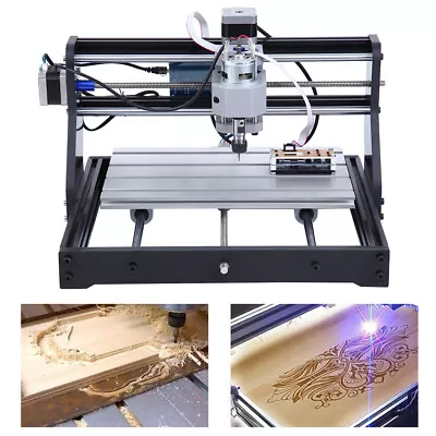 Buy CNC 3018 Pro DIY Desktop Cutter Engraver GRBL Pcb Wood Router Laser Machine • 155.99$