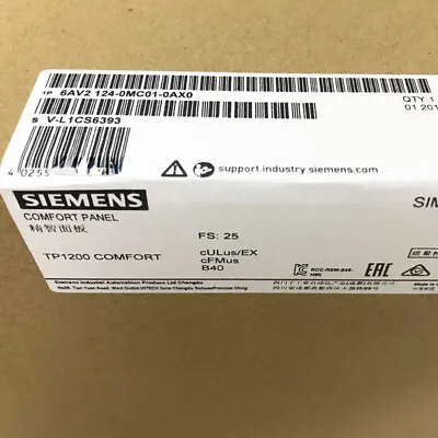 Buy New SIMATIC TP1200 Comfort Panel Siemens 6AV2124-0MC01-0AX0 6AV2 124-0MC01-0AX0 • 1,179$