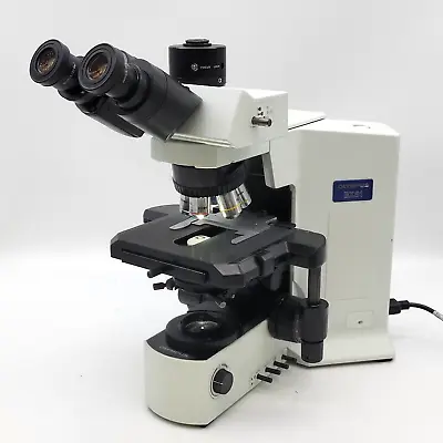 Buy Olympus Microscope BX51 W. LED, Trinocular Head, & 2x Objective Pathology • 6,450$