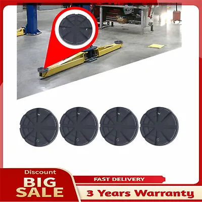 Buy 4Pcs Round Rubber Arm Pads Lift Pad For For Auto Lift Car Truck Hoist Heavy Duty • 25.01$