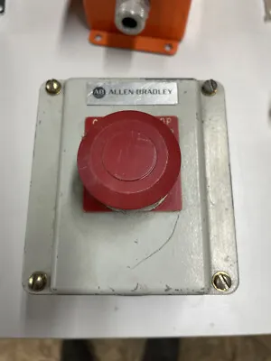 Buy Red Emergency Stop Twist Button With Allen Bradley Box W512 • 29.99$