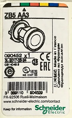 Buy SCHNEIDER ELECTRIC ZB5 AA3 Green Flush Head Pushbutton Operator ZB5AA3 • 6.50$