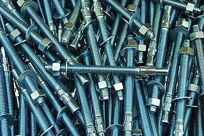 Buy (30) Concrete Wedge Anchor Bolts 3/8 X 5 Includes Nuts & Washers • 39.99$