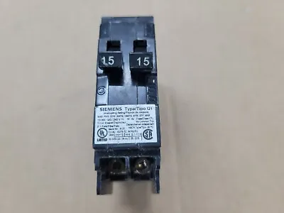 Buy Square D Tandem Single Pole Miniature Circuit Breaker 15 Amp And 15 Amp SIEMENS • 15$