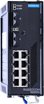 Buy Siemens Rs900g Rs900g-24-d-2sc10-c01 Ruggedcom Fiber Optic Ethernet Switch • 1,459$
