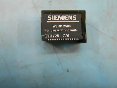 Buy Siemens WLRP2500 Rating Plug 2500amp For WL Breakers NEW • 550$