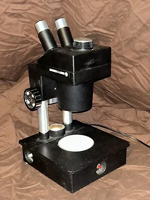 Buy Bausch & Lomb Binocular Microscope Model Asz37l2 Illuminates **powers Up** Lot 1 • 50$