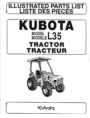 Buy 35 Tractor Service Parts Manual Kubota Tractor L35 • 22.97$