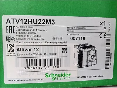 Buy Schneider Electric ATV12HU22M3 Variable Frequency Controller 2,2kW New NFP • 280.50$