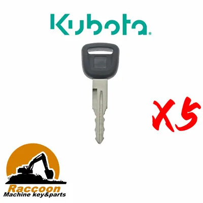 Buy 5pcs T0270-81840 Ignition Start Starter Keys For Kubota L Series Cab Tractor • 11$
