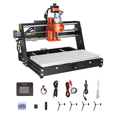Buy VEVOR CNC 3020 Router Machine 60W 3 Axis GRBL Control Engraving Milling Machine • 241.39$