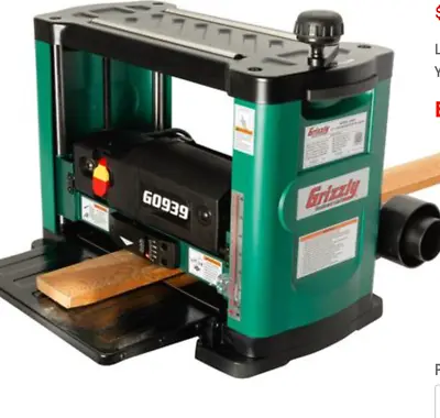 Buy Grizzly G0939 - 13  2 HP Benchtop Planer • 595$