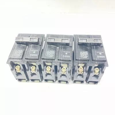 Buy (lots Of 3) Siemens Q250 Plug On Circuit Breaker 50A 2P 120/240V 1PH QP 50 Amp • 29.99$