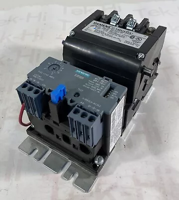 Buy Siemens 14du+32a Contactor W/ 48atc3s00 Overload Relay Overnight Shipping • 289.99$