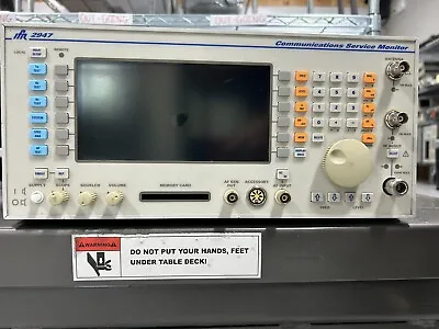 Buy 2947 (IFR) Communications Service Monitor (FOR PARTS ONLY)(NO POWER ON) • 1,300$