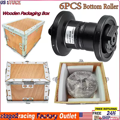 Buy 6pcs Track Rollers Bottom Roller For Kubota KX040-4 Excavator Undercarriage • 699$