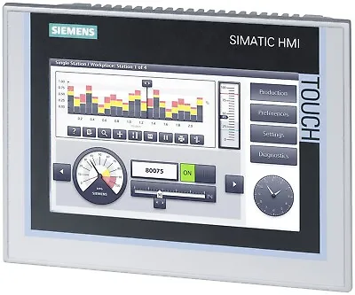 Buy Siemens 6AV2124-0GC01-0AX0 Simatic Hmi TP700 Comfort Panel 6AV2 124-0GC01-0AX0 • 1,625.95$