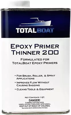 Buy Totalboat Epoxy Primer Thinner 200 Marine Solvent • 41.99$