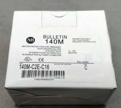 Buy Allen-Bradley 140M-C2E-C16 Standard Magnetic Trip Breaker Motor Protection • 122$