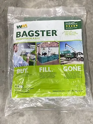 Buy Waste Management Bagster 3CUYD Dumpster In A Bag 8ftx4ftx2ft6in 606 Gal Capacity • 37.20$