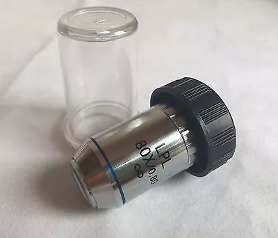 Buy New Metallurgical Microscope INFINITY PLAN Achromatic Objective 80X Long Lens • 113.52$