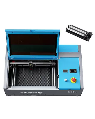 Buy OMTech 40W 8 X12  K40+ CO2 Laser Engraver With Rotary Axis For Wood Glass More • 659.99$