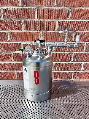 Buy Alloy Products 12 Liter Stainless Steel Vessel 140 PSI W/ Gauge + Accessories • 400$