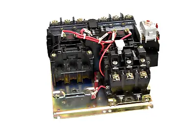 Buy Allen Bradley 505-b0d Ser. C Reversing Motor Starter & 596-tr32 Timer & Adapter. • 63.70$