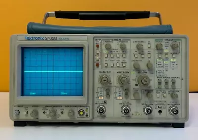 Buy Tektronix 2465B-09 400 MHz, 4-CH, 875 Ps Rise Time, Analog Oscilloscope. Tested! • 499$