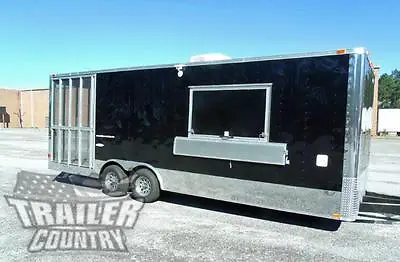 Buy NEW 8.5 X 24 Enclosed Food Vending Mobile Kitchen Concession Catering Trailer • 31,195$