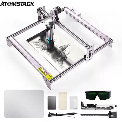 Buy ATOMSTACK A5 Pro+ 40W CNC Laser Engraver 410x400mm For Wood Acrylic Metal J0O9 • 162.49$