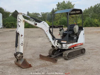 Buy 2012 Bobcat 324 Mini Excavator Rubber Tracks Backhoe Aux Hyd Kubota • 1$