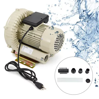 Buy Industrial Fish Pond Air Blower Aquaculture Or Vacuum Pump 60m³/h 370W 110V New • 215.47$