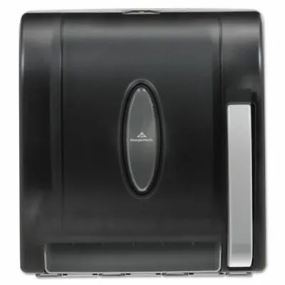 Buy Georgia Pacific 54338 Push Paddle Paper Towel Dispenser - Translucent Smoke • 19.99$