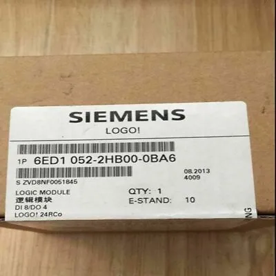 Buy New Siemens 6ED1052-2HB00-0BA6 LOGO 24RCO (AC) Logic Module 6ED1 052-2HB00-0BA6 • 137.05$