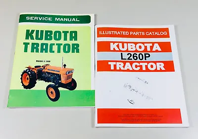 Buy Kubota Tractor Model L 260 Service Manual Parts Catalog Set L260P L260 260 • 26.97$