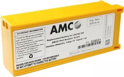 Buy REPLACEMENT BATTERY FOR LIFEPAK 500 LITHIUM 5l500 • 75$