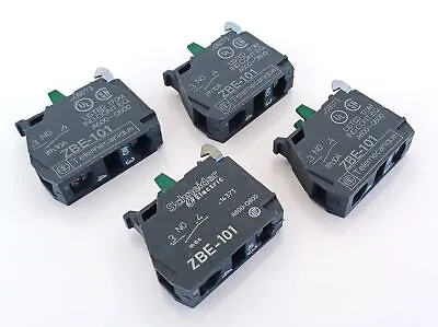 Buy Schneider Electric ZBE-101 Normally Open Contact Block ( Lot Of 4 ) New • 29.54$